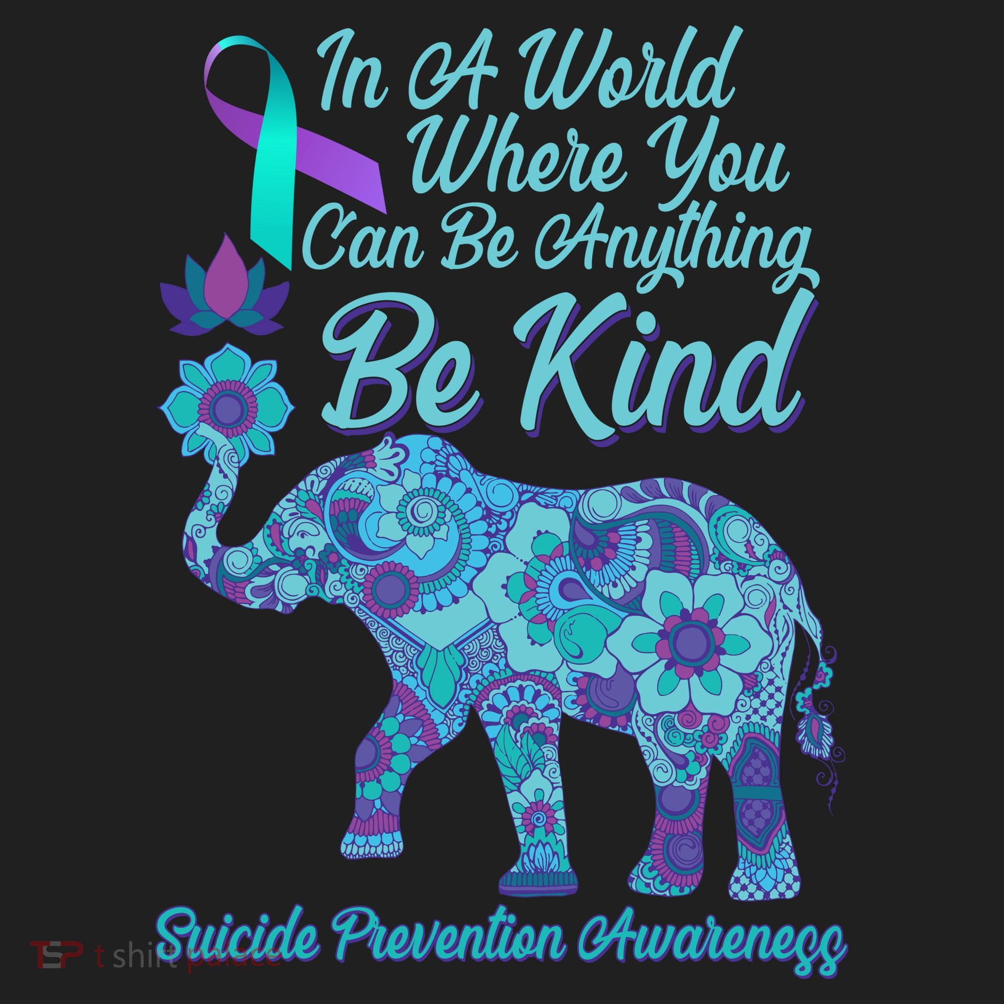In A World Where You Can Be Anything Be Kind Elephant Tumbler