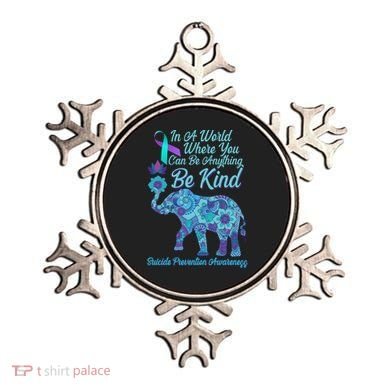 In A World Where You Can Be Anything Be Kind Elephant Ornament