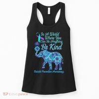 In A World Where You Can Be Anything Be Kind Elephant Women's Tank Top thumb 0