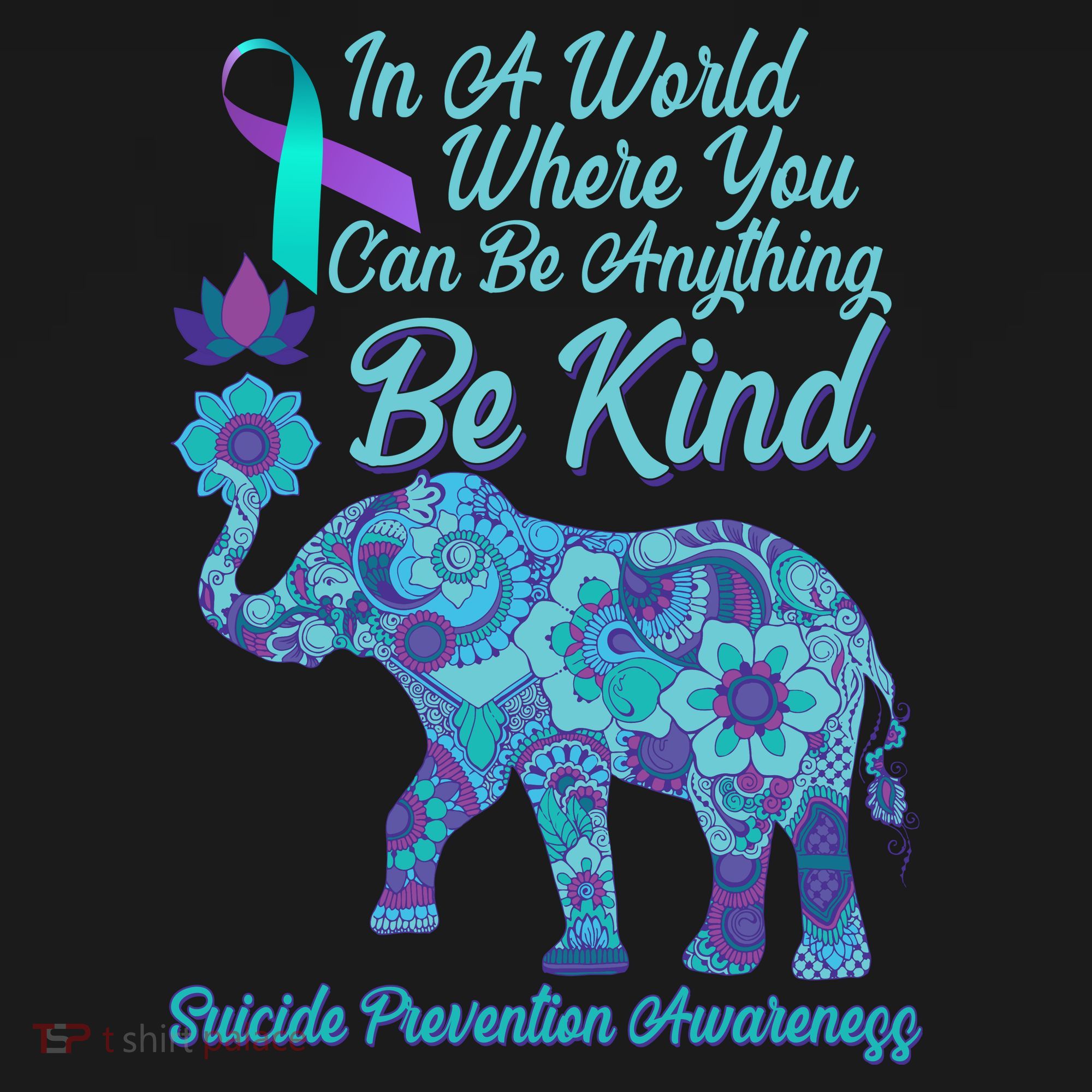 In A World Where You Can Be Anything Be Kind Elephant Women's Tank Top