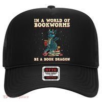 In A World Full Of Bookworms Be A Book Dragon Hat thumb 0