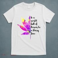 In A World Full Of Karen's Be A Mary Jane Marijuana Weed 420 T-Shirt thumb 5