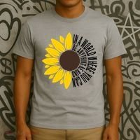 In A World Where You Can Be Anything Be Kind Sunflower Anti Bullying T-Shirt thumb 3