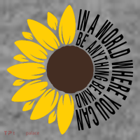 In A World Where You Can Be Anything Be Kind Sunflower Anti Bullying Women's Tank Top thumb 5