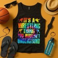 It's A Wrestling Thing You Wouldn't Understand  Fan Fighter  Tank Top thumb 4