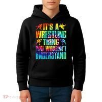 It's A Wrestling Thing You Wouldn't Understand  Fan Fighter  Kids Hoodie thumb 4