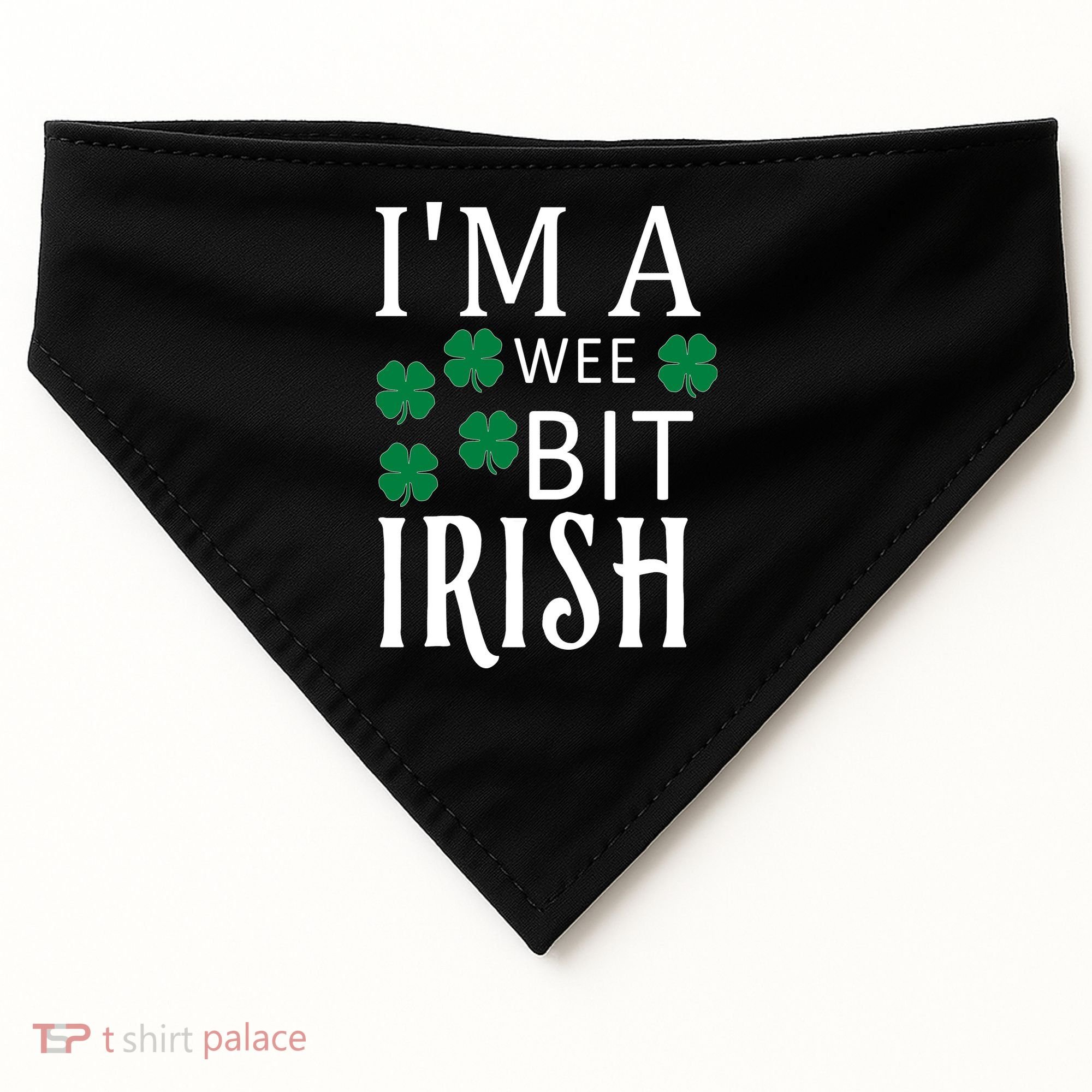 I'm A Wee Bit Irish USA-Made Doggie Bandana