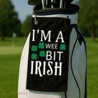 I'm A Wee Bit Irish Golf Towel thumb 2