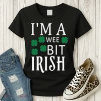 I'm A Wee Bit Irish Women's T-Shirt thumb 3