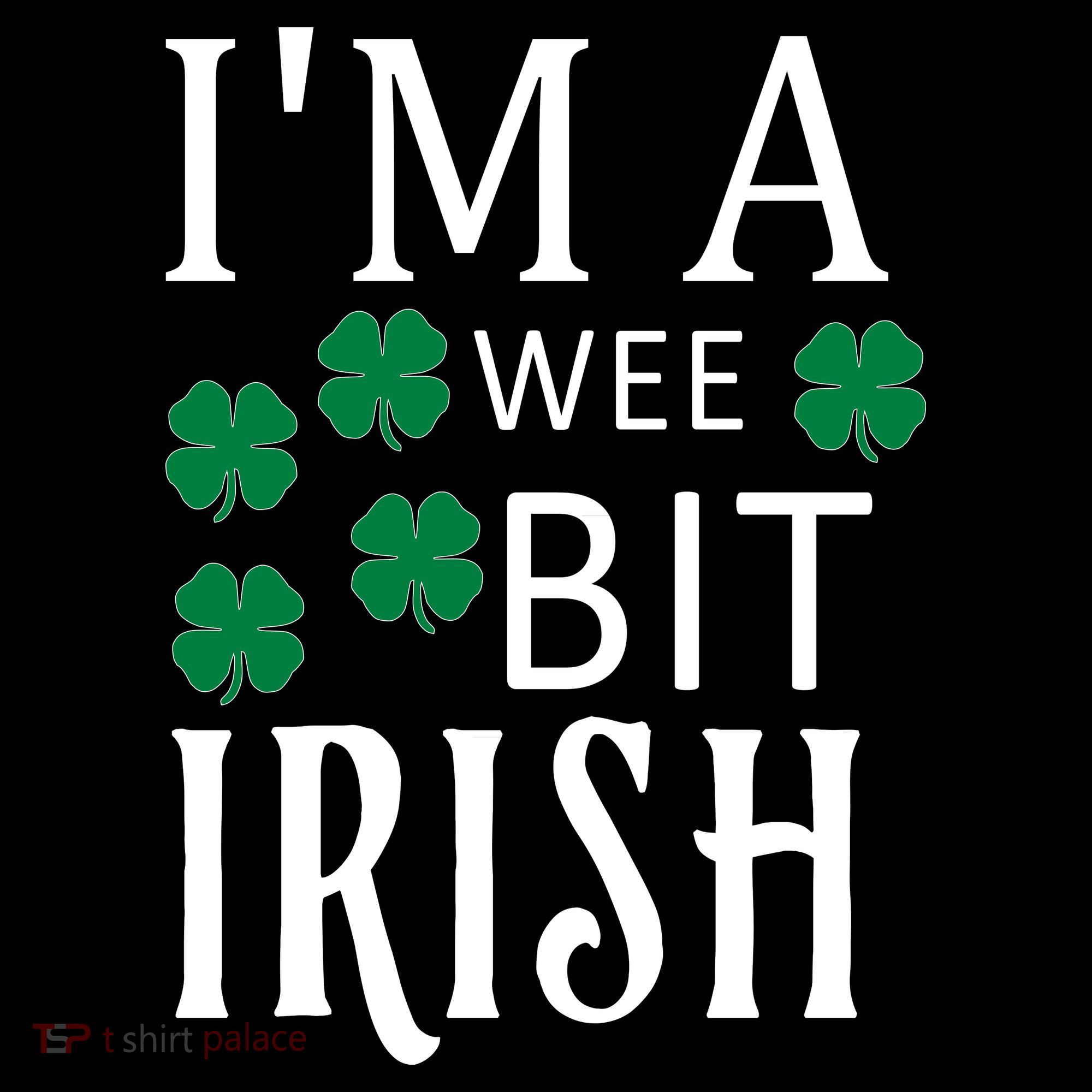 I'm A Wee Bit Irish Kids T-Shirt