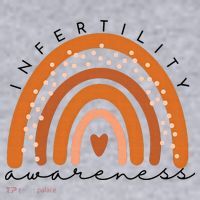 Infertility Awareness Week In April We Wear Orange IVF Women's Sweatshirt thumb 2