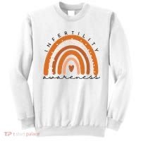 Infertility Awareness Week In April We Wear Orange IVF Sweatshirt thumb 0