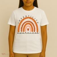 Infertility Awareness Week In April We Wear Orange IVF T-Shirt thumb 4