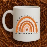 Infertility Awareness Week In April We Wear Orange IVF Coffee Mug thumb 2