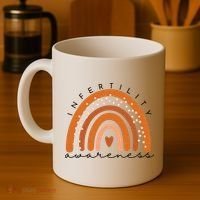 Infertility Awareness Week In April We Wear Orange IVF Coffee Mug thumb 4