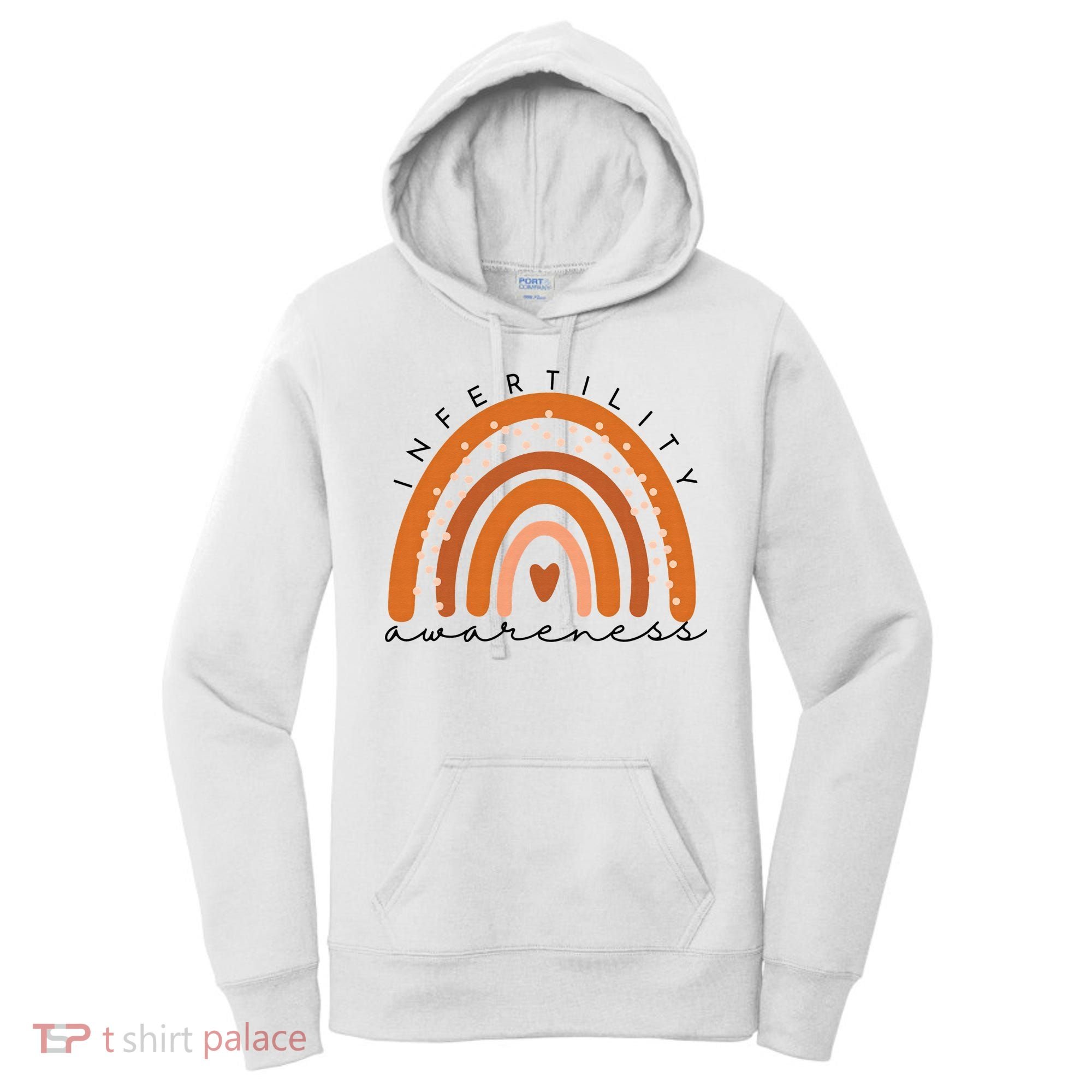 Infertility Awareness Week In April We Wear Orange IVF Women's Hoodie