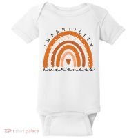 Infertility Awareness Week In April We Wear Orange IVF Baby Bodysuit thumb 0
