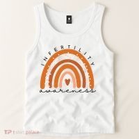 Infertility Awareness Week In April We Wear Orange IVF Tank Top thumb 2