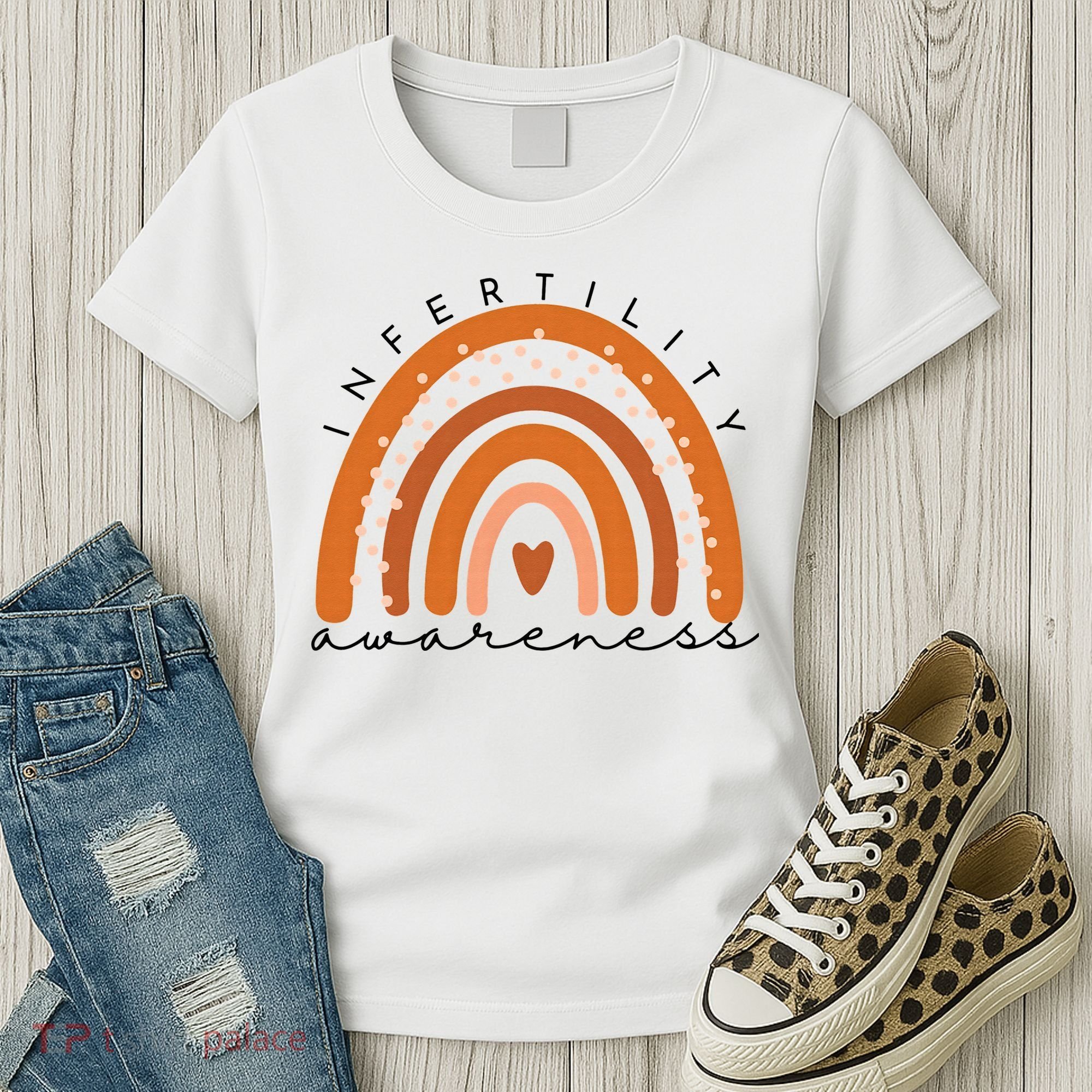Infertility Awareness Week In April We Wear Orange IVF Women's T-Shirt