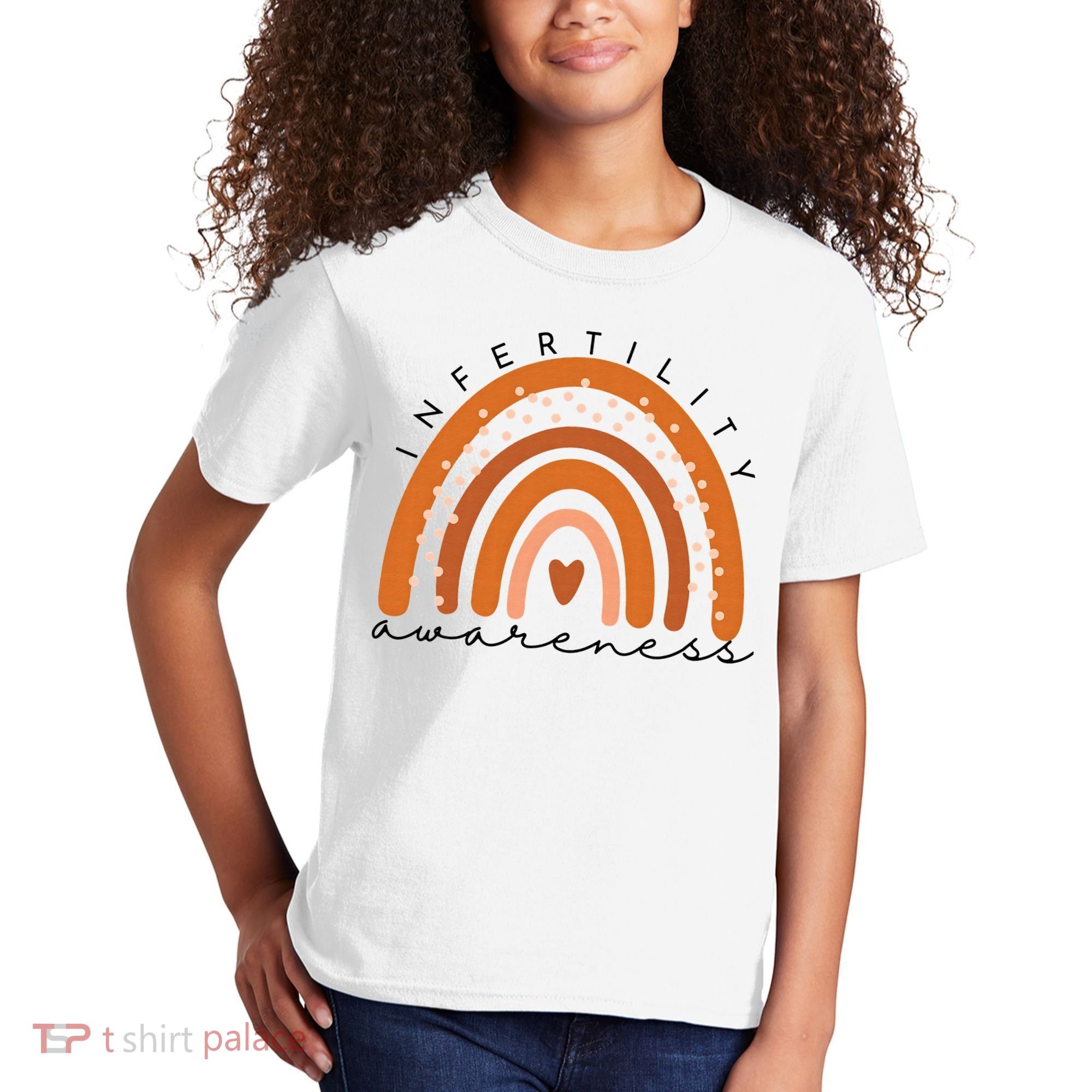 Infertility Awareness Week In April We Wear Orange IVF Kids T-Shirt
