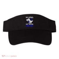 In April We Wear Blue T rex Dinosaur Child Abuse Prevention Visor thumb 0