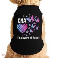 It's A Work Of Heart CNA Certified Nursing Assistant Doggie Tank thumb 0