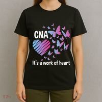 It's A Work Of Heart CNA Certified Nursing Assistant T-Shirt thumb 4