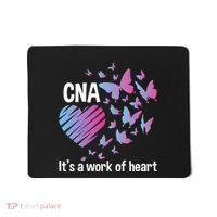 It's A Work Of Heart CNA Certified Nursing Assistant Mousepad thumb 0