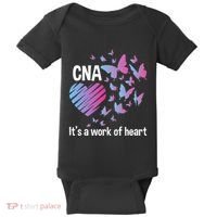 It's A Work Of Heart CNA Certified Nursing Assistant Baby Bodysuit thumb 0