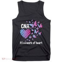 It's A Work Of Heart CNA Certified Nursing Assistant Tank Top thumb 0