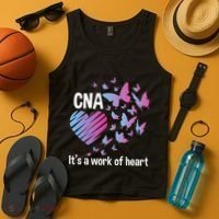 It's A Work Of Heart CNA Certified Nursing Assistant Tank Top thumb 4