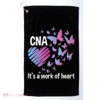 It's A Work Of Heart CNA Certified Nursing Assistant Golf Towel thumb 0