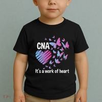 It's A Work Of Heart CNA Certified Nursing Assistant Toddler T-Shirt thumb 2