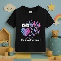 It's A Work Of Heart CNA Certified Nursing Assistant Toddler T-Shirt thumb 3