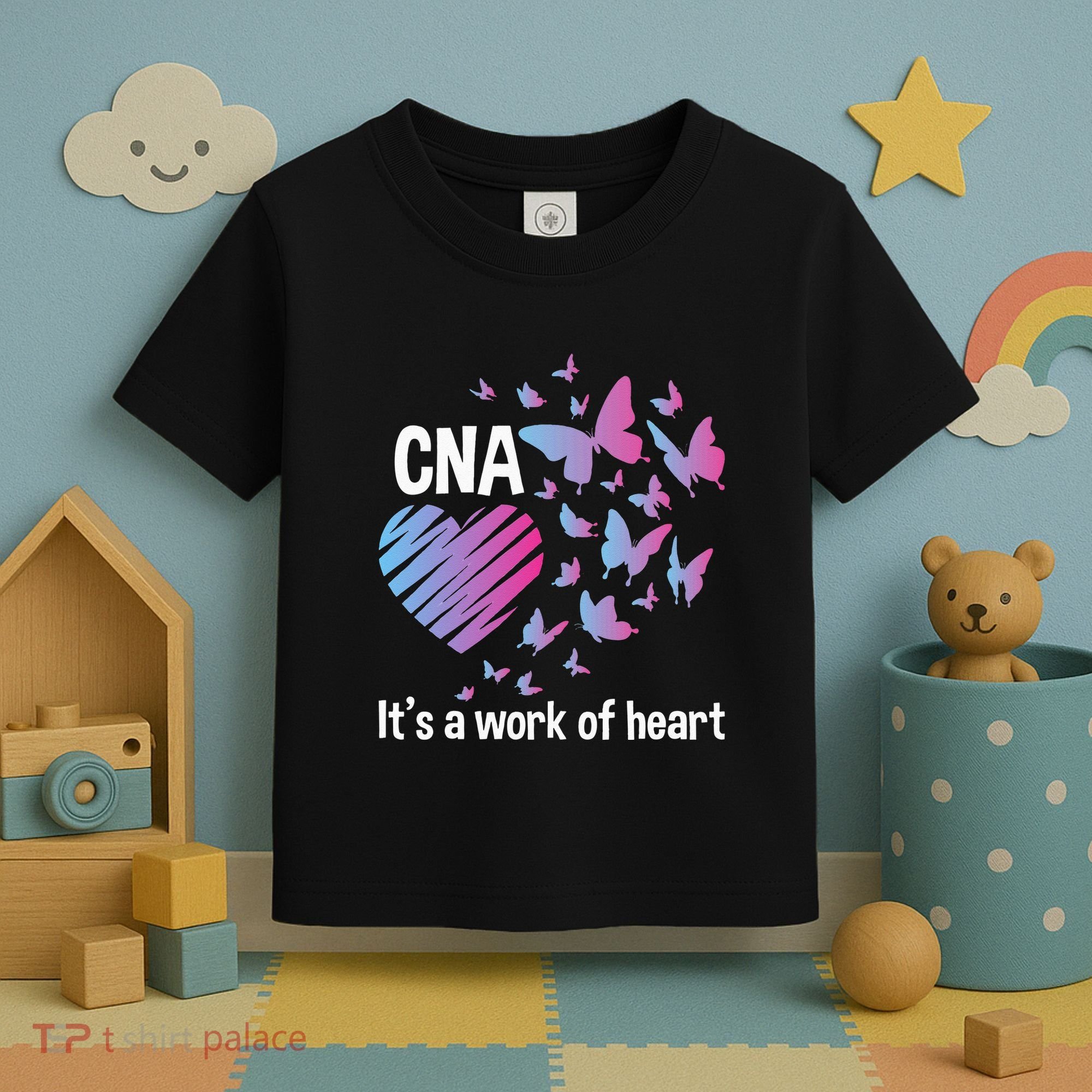 It's A Work Of Heart CNA Certified Nursing Assistant Toddler T-Shirt
