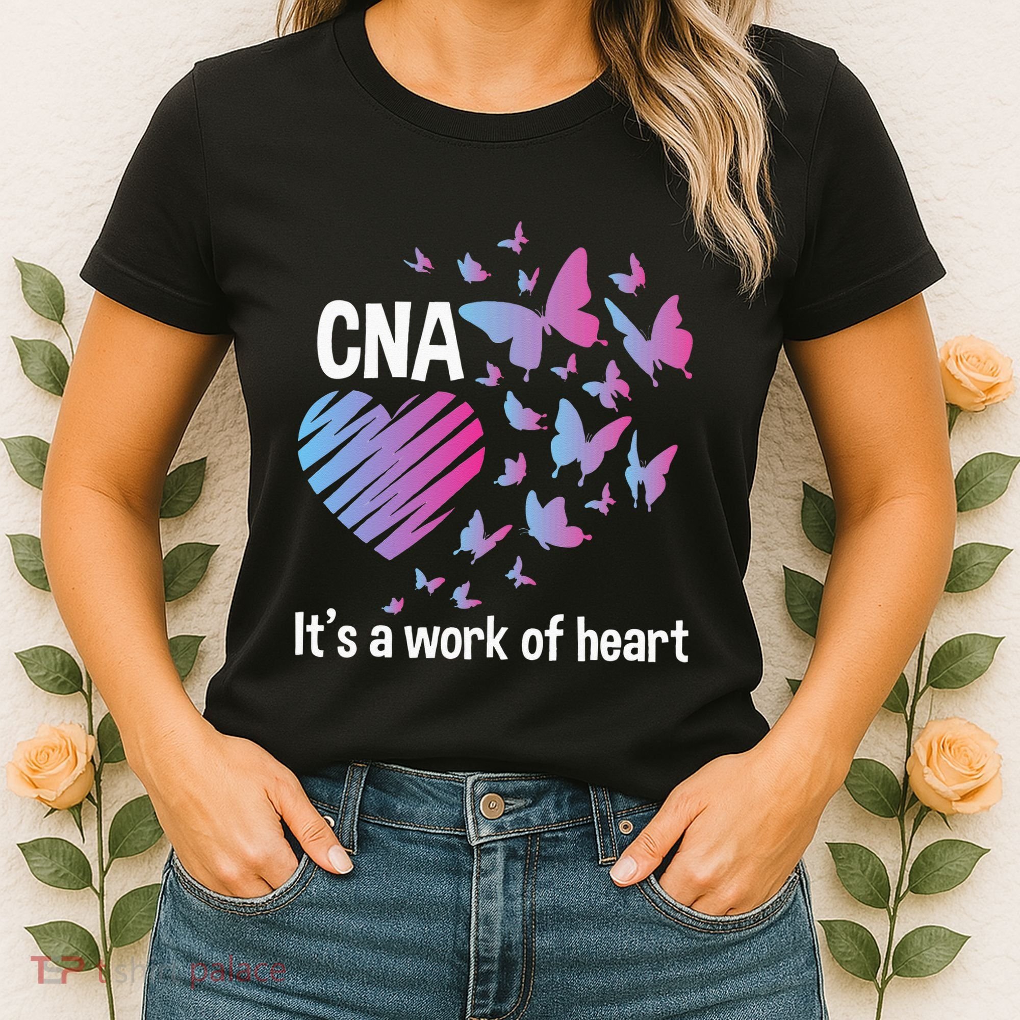 It's A Work Of Heart CNA Certified Nursing Assistant Women's T-Shirt