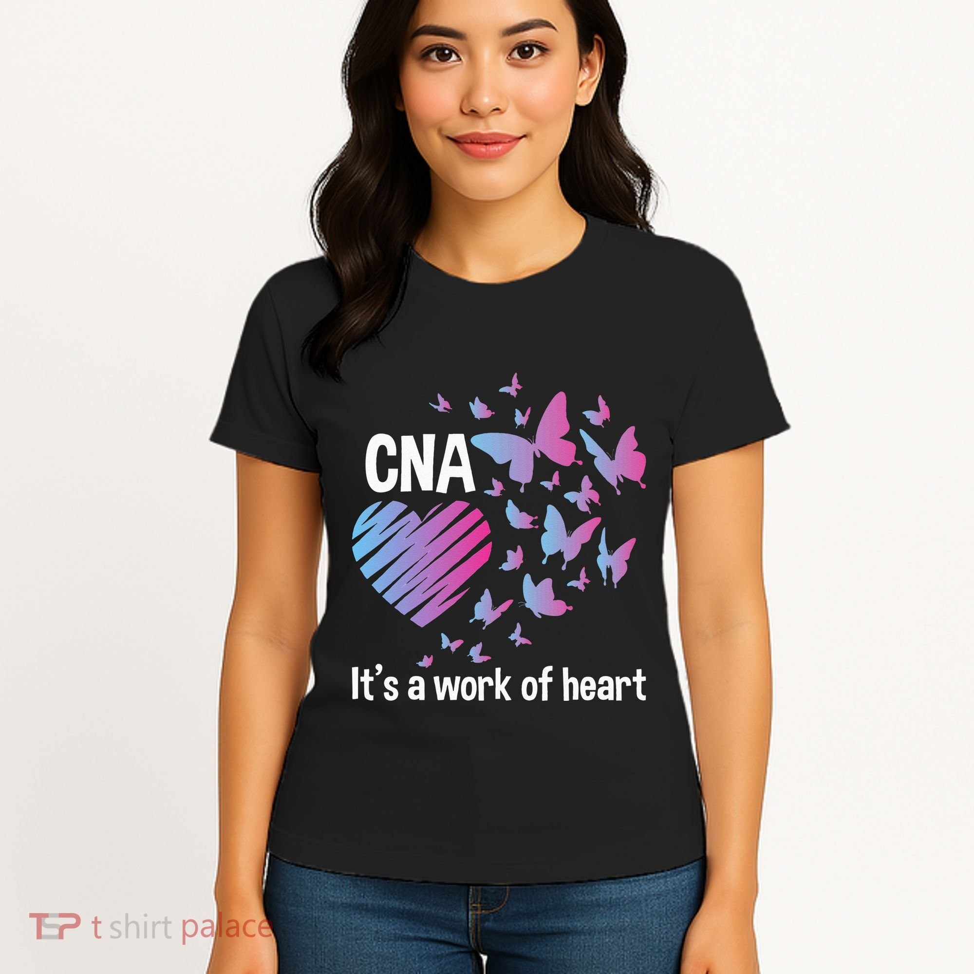 It's A Work Of Heart CNA Certified Nursing Assistant Women's T-Shirt