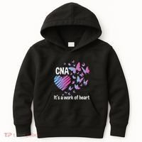 It's A Work Of Heart CNA Certified Nursing Assistant Kids Hoodie thumb 0