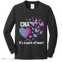 It's A Work Of Heart CNA Certified Nursing Assistant Kids Long Sleeve Shirt thumb 0