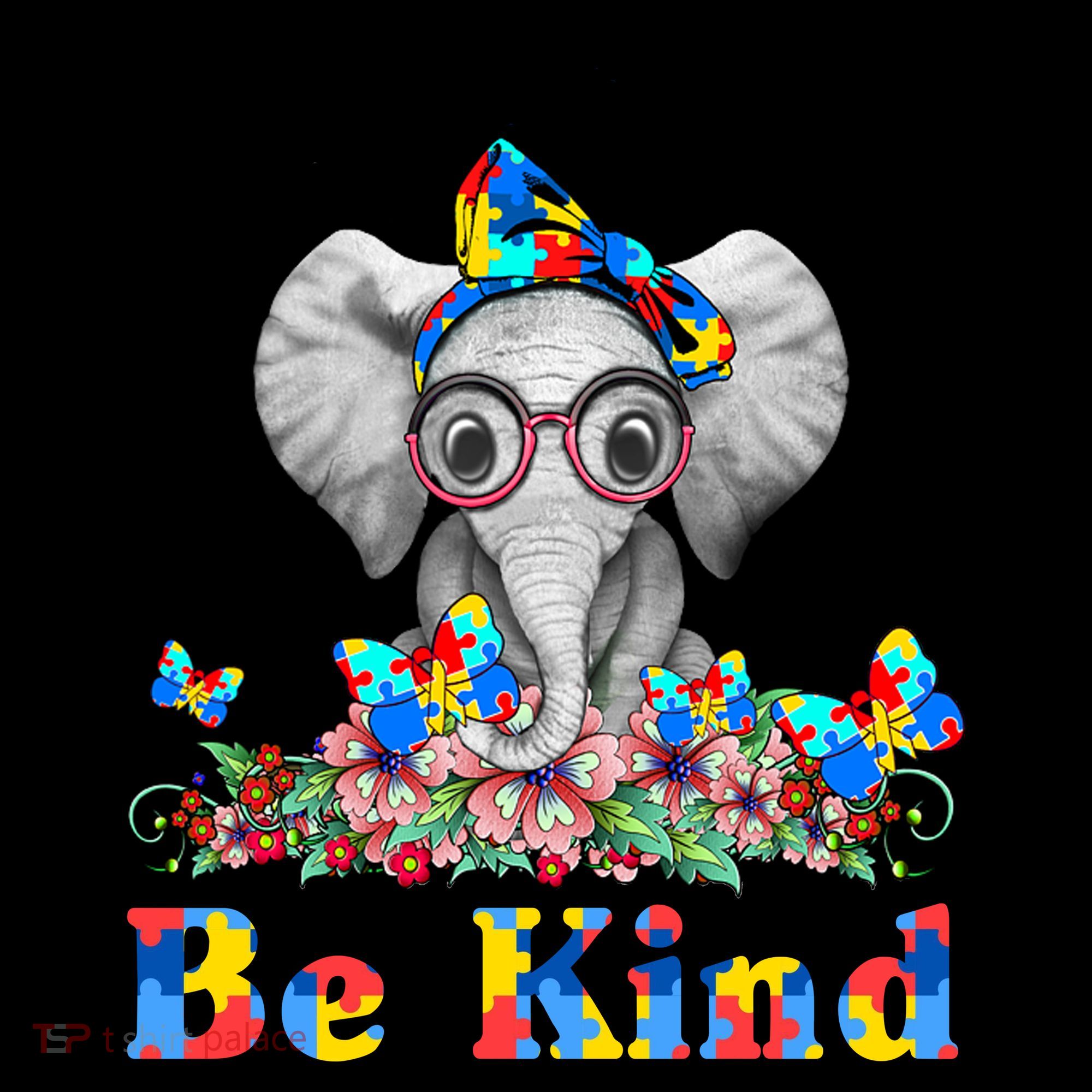 In A World Where You Can Be Anything Be Kind Autism Elephant Coffee Mug