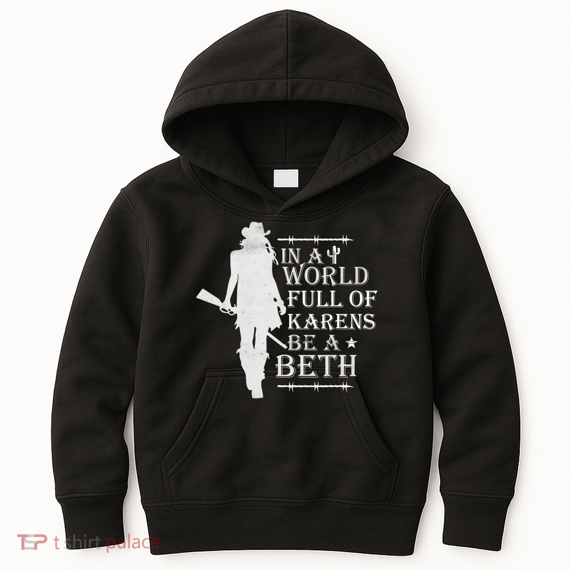 In A World Full Of Karens Be A Beth Kids Hoodie