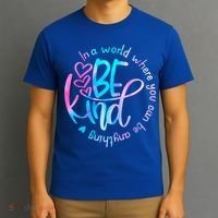 In A World Where You Can Be Anything Be Kind Kindness Gift T-Shirt thumb 3