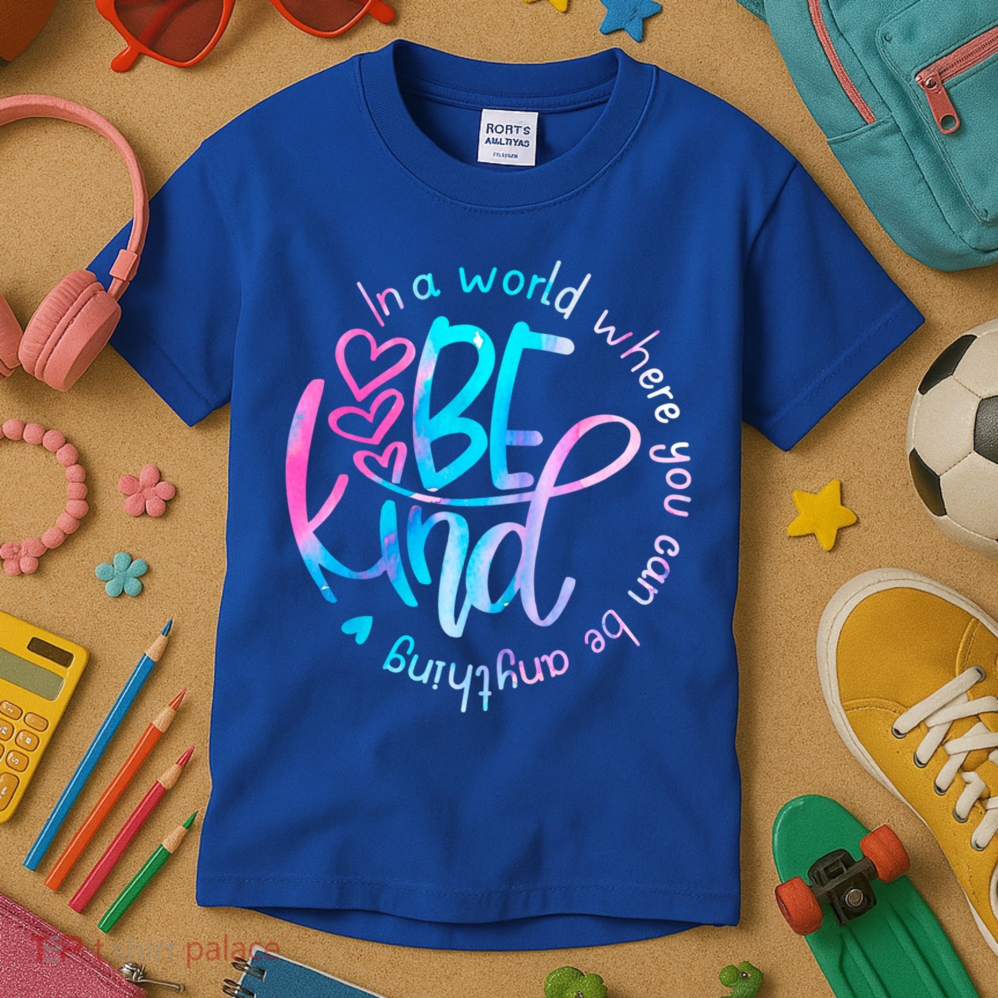 In A World Where You Can Be Anything Be Kind Kindness Gift Kids T-Shirt