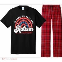 In April We Wear Red Autism Awareness Acceptance Red Pajama Set thumb 0