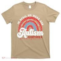 In April We Wear Red Autism Awareness Acceptance Red T-Shirt thumb 0