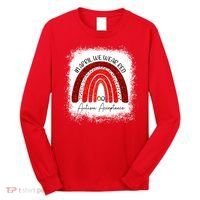 In April We Wear Red Autism Acceptance Long Sleeve Shirt thumb 0