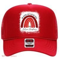 In April We Wear Red Autism Acceptance Hat thumb 0