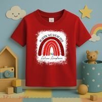 In April We Wear Red Autism Acceptance Toddler T-Shirt thumb 3