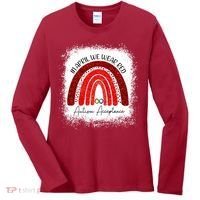 In April We Wear Red Autism Acceptance Women's Long Sleeve Shirt thumb 0