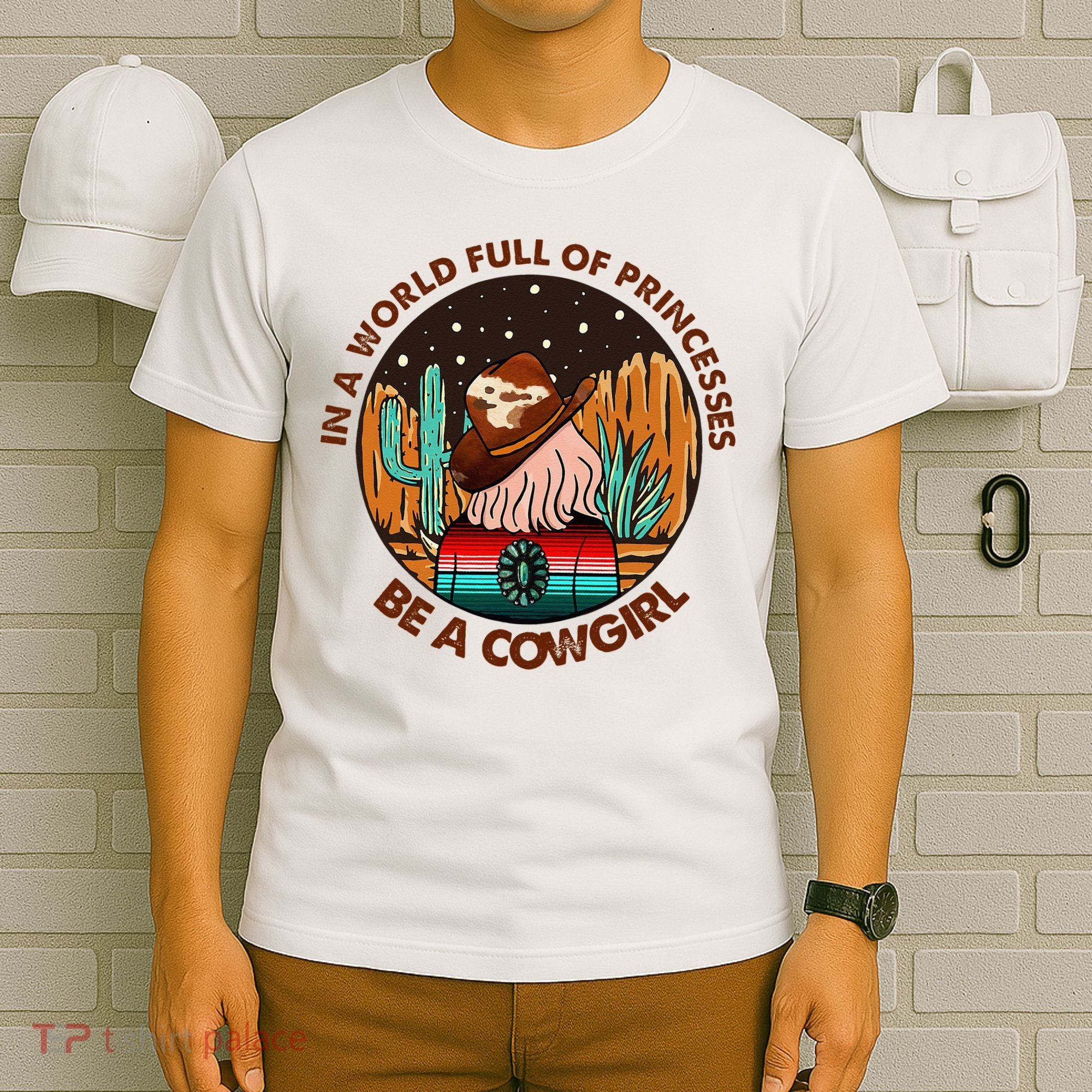 In A World Full Of Princesses Be A Cow Country Gift T-Shirt